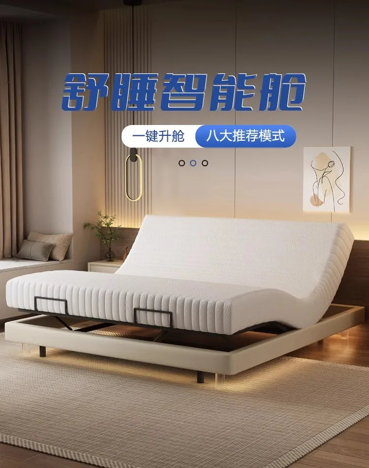 Smart Luxury Bed Modern Sofa Design Bedroom Platform Sleeping Massage Bed Platform Safe Letto Matrimoniale Office Furniture
