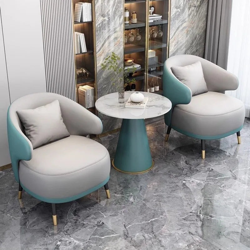 Ensemble canapé et table basse de négociation de luxe pour hôtels d'affaires