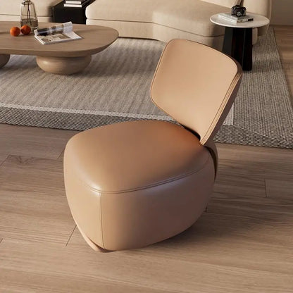 NewLog Light Luxury First Class Cabin Lounge Sofa Chair Nordic Living Room Fabric Low Stool Balcony Leisure Armchair