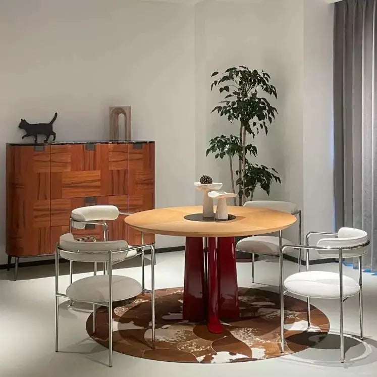 Modern Stainless Steel Dining Chair Designer Dining Chair Home Furniture Bauhaus Single Person Chair Medieval Negotiation Chair