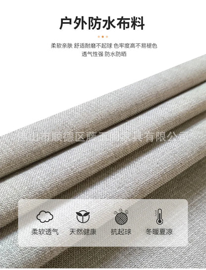Outdoor Lounger Nordic Style Outdoor Rattan Sofa Bed Resort Pool Leisure Rattan Chair Beach Lounger