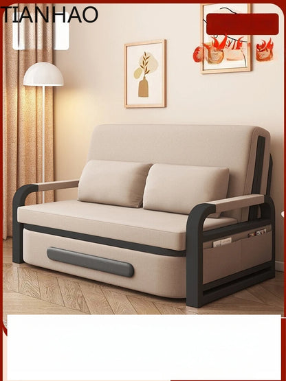 Sofa bed folding dual-purpose 2025 new single bed small apartment living room balcony folding bed multi-functional retractable b
