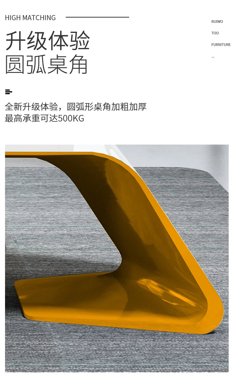 Minimalist Atmosphere Office Desk Computer High Single Fashionable Office Desk Irregular Office Furniture Der Schreibtisch XYOD