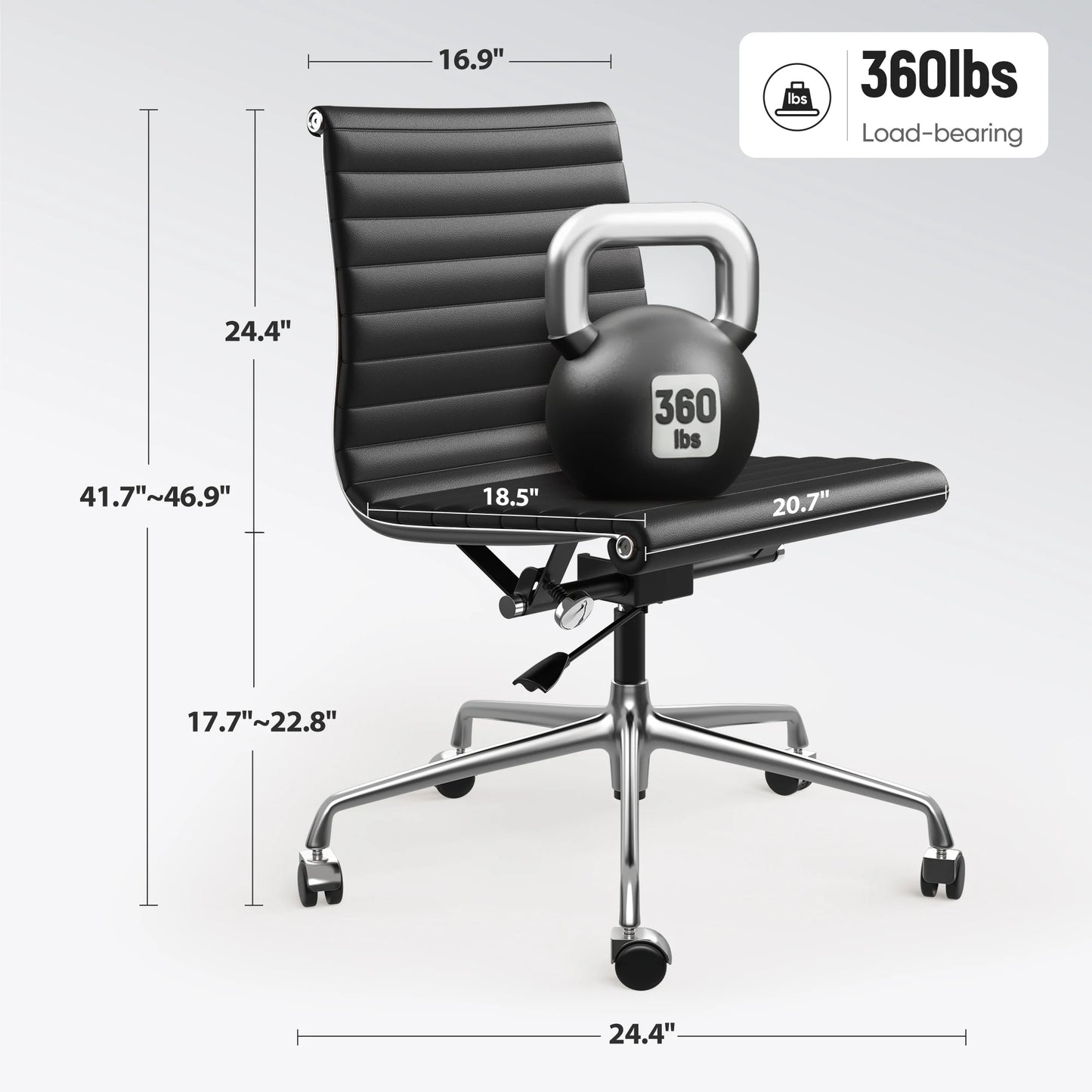 Office chairs Ergonomic Office Chair Mesh Back Lumbar Support Flip-Up Armrests Reclining Adjustable Height for Home Office Desk