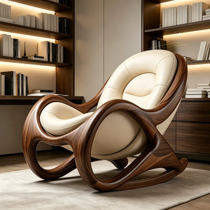 Beauty Armrest Lounge Chair Luxury Designer Art Wooden Salon Living Room Chairs Bauhaus Reading Sillones De Sala Home Furniture
