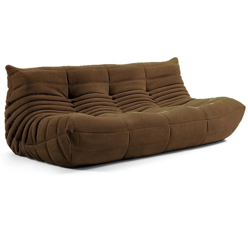 Cross-border supply caterpillar lazy sofa sitting recliner living room single double three Nordic leisure compression sofa