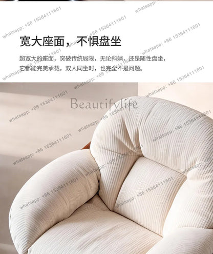 yj9 Medieval sofa chair living room balcony household light luxury high-end nest chair fabric single rotation