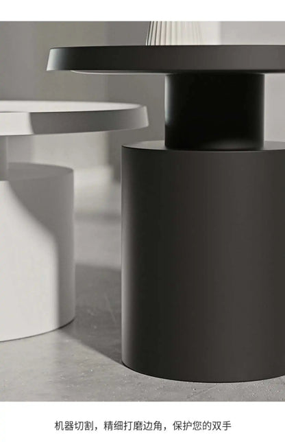 Set Round Table Nordic Center Modern Folding Metal Coffee Tables Storage Mesas Furniture GPF40XP