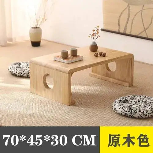 Wood Designer Coffee Table Small Modern Decoration Books Side Table Simple Aesthetic Mini Mesas Bajas Chinese Style Furniture