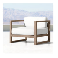 New Arrive Outdoor Wooden Teak Garden Set Daybed Chaise Lounge Furniture Teak Canopy Modern Solid Wood