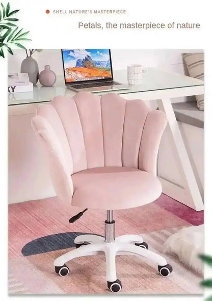 for Velvet Office Chair for Company Rotatable Soft Backrest Chair with Wheels Simple Creative Office Chairs E-sports Room