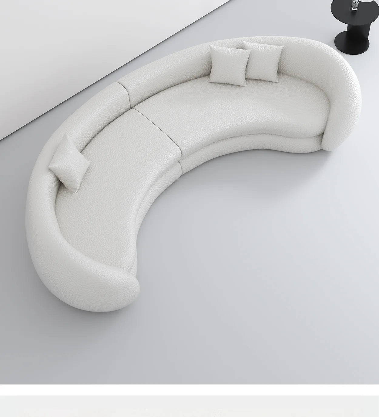 JJJJMinimalist Curved Sofa Sitting Area Reception Creative Sofa