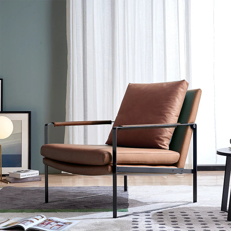 Modern Simple Armrest Chairs Living Room Support Single Comfy Puffs Chair Lazy Hotel Italian Woonkamer Stoelen Bedroom Furniture