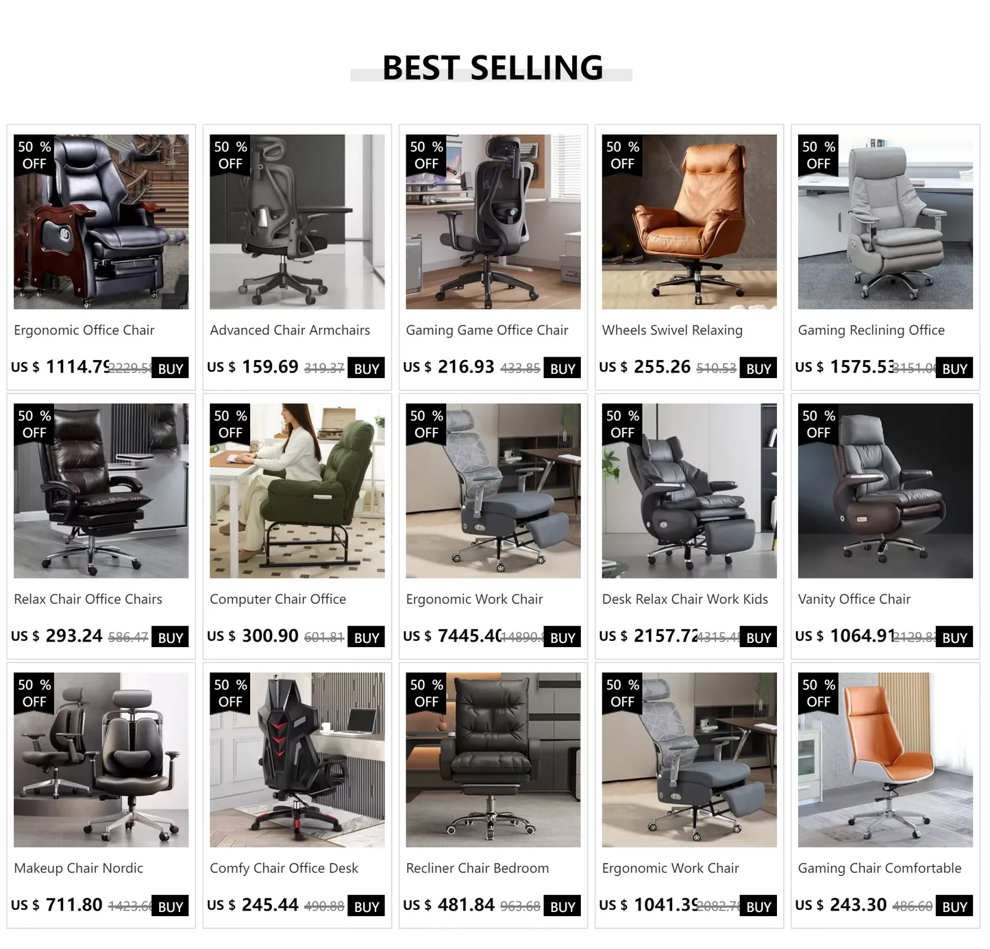 Armchairs Recliner Chair Living Room Chairs Office Furniture Wheels Bedroom Relax Rotating Gaming Chaise Design Luxury Work