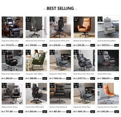 Armchairs Recliner Chair Living Room Chairs Office Furniture Wheels Bedroom Relax Rotating Gaming Chaise Design Luxury Work