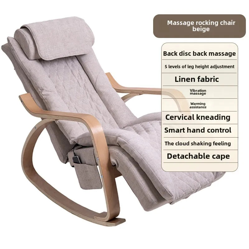 Soft chair household small multi-functional office recliner massage rocking  intelligent  sofa Pedicure  armchair  sillas