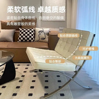 Barcelona single sofa chair living room bedroom designer lazy lounge chair network red small sofa chairs