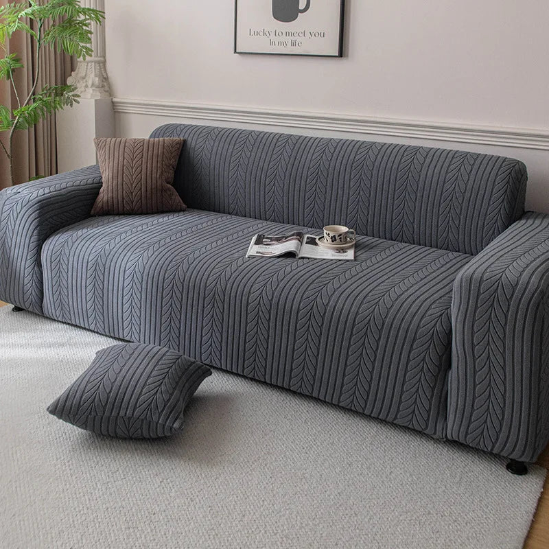 Elastic Sofa Cover for Living Room Home Jacquard Stretch Slipcovers Couch Covers 1/2/3/4/5Seater Free Shopping funda sofá 쇼파 커버