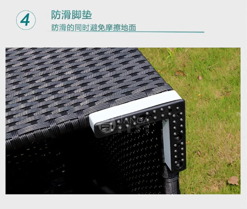 Outdoor villa courtyard sofa hotel B & B terrace waterproof sunscreen sofa furniture indoor and outdoor rattan weaving