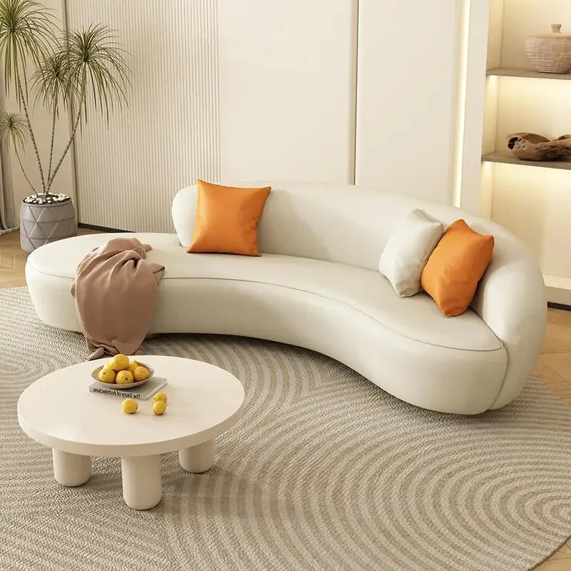 European Design Sofa Romantic Cute Leisure Minimalist Lounge Comfortable Living Room Sofas Aesthetics Muebles Hotel Furniture