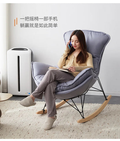 Adult recliner Adult balcony Home indoor leisure Xiaoyao Yaoyao lazy sofa rocking chair