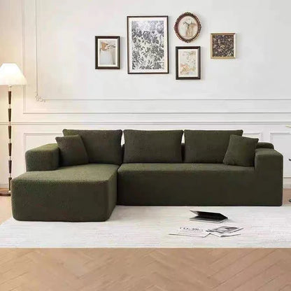 Modern L Shape Vacuum Pack Cost-Effective Recliner Set Sofa Living Room Home Furniture Office Sponge Sofa Compression