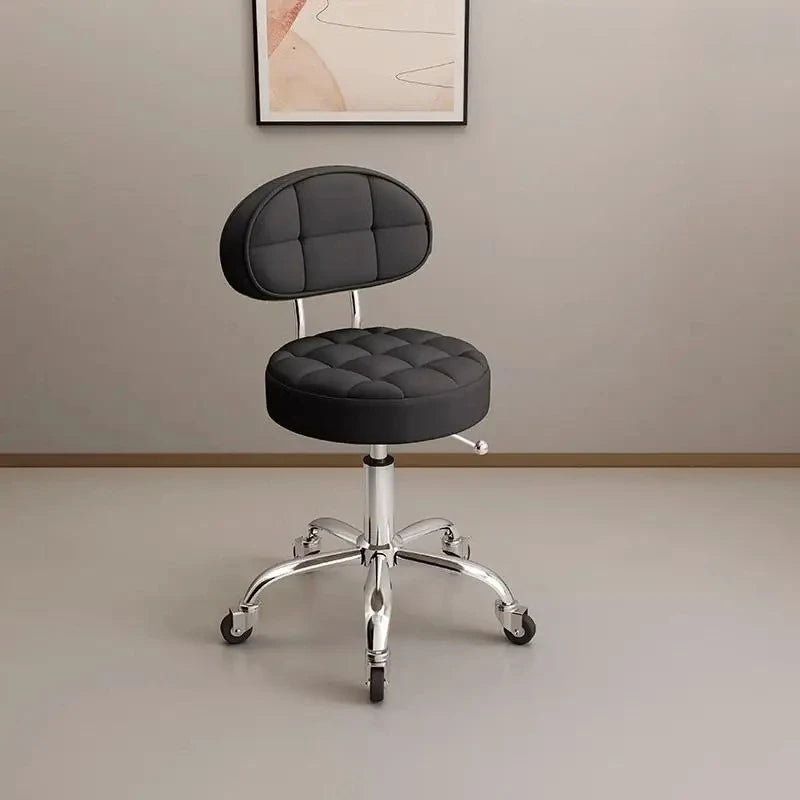 Adjustable Nail, Makeup, Hairdressing Shop, Student Stool, Beauty Salon Special Stool, Roller Bar Chair
