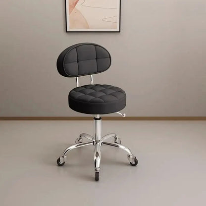 Adjustable Nail, Makeup, Hairdressing Shop, Student Stool, Beauty Salon Special Stool, Roller Bar Chair