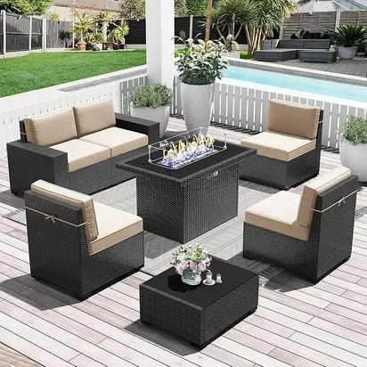 PatioLix 8 Piece Patio Furniture with 44