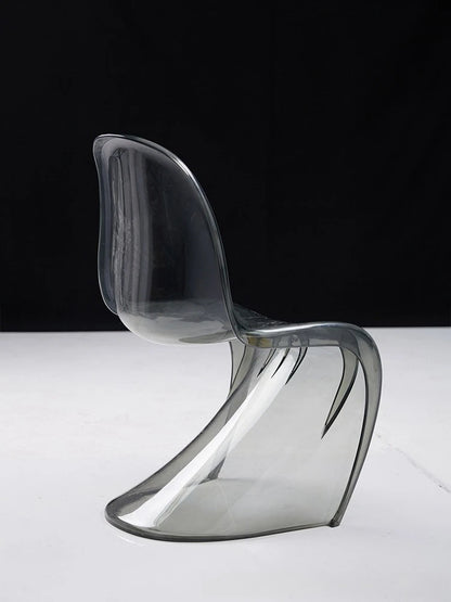 Nordic Modern Simple Creative Acrylic Plastic Dining Chair Red S Beauty Chair Crystal Transparent Pandong Chair Wow