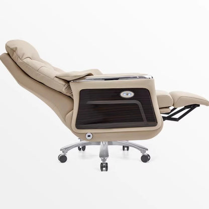 Arms Heat Office Chair Big Tall Comfy Boss Single Office Chair Massage Ergonomic Chaise Bureau Design Italian Furniture Luxury
