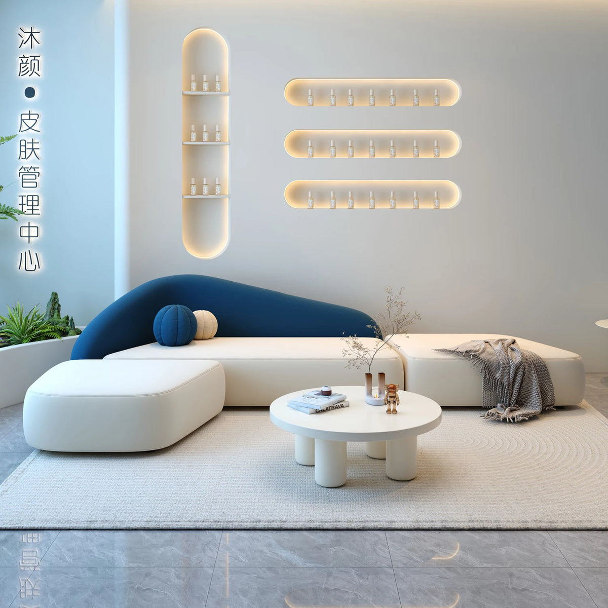 Relaxing Room Decor Living Room Sofas Sets Lounge Minimalist Sofas Recliner Puffs Lazy Couch Koltuk Takımı Trendy Furniture