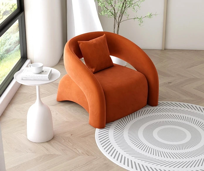 Living Room Lazy Single Sofa Leisure Balcony Chair Small House Lazy Chair