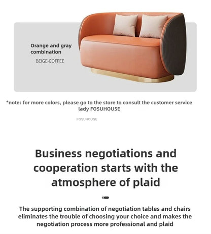 Nordic Designer Armchairs Hotel Lobby Negotiation Chair Living Room Chairs Home Furniture Luxury Conference Chair