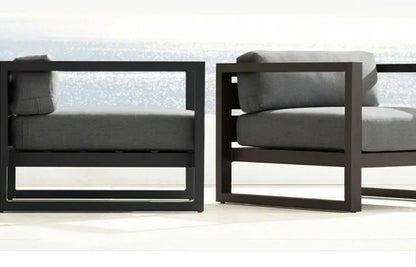 Outdoor Aluminum Alloy Sofa Four Piece Set,Terrace Garden Bar Waterproof Sofa Furniture Set outdoor furniture set sectional sofa