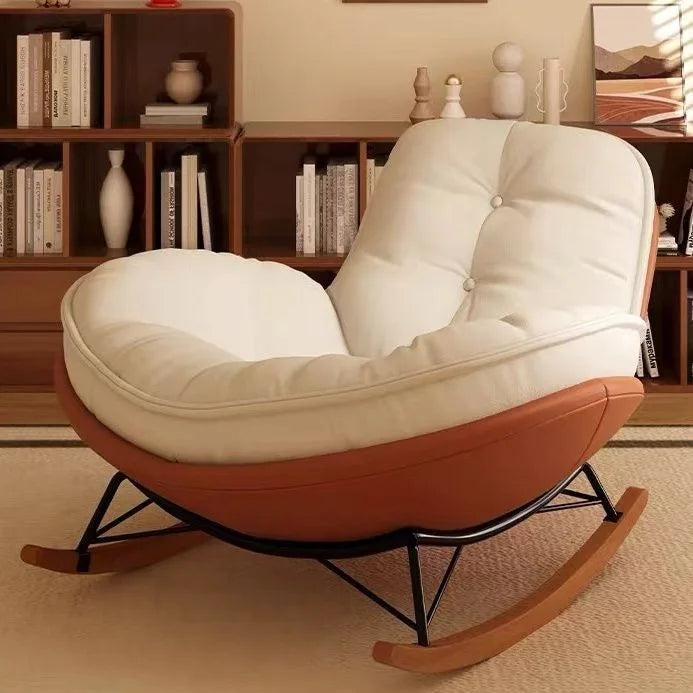 Nordic-style rocking chairs, chairs for rest, balconies, living rooms, leisure, lazy sofas, adult light stools, penguin chairs