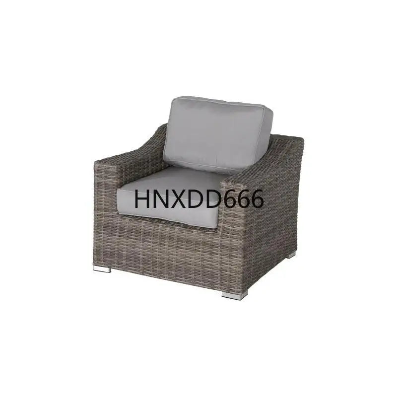 Cozy 2-Person Rattan Wicker Seating Group with Plush Cushions for Outdoor Gatherings - Fully Assembled Patio Furniture Set