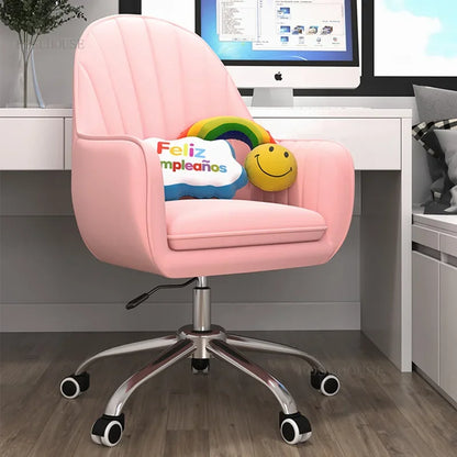 Executive Dormitory Lift Swivel Computer Chair Home Hotel Backrest Office Chairs Study Learning Bedroom Casual Makeup Chair