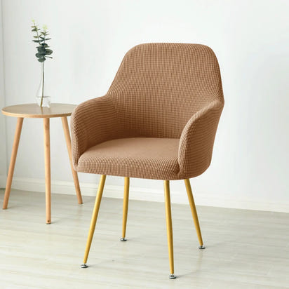 Elastic Polar Fleece High Arm Chair Covers Dining Adjustable Armchair Cover Hotel Bar Seat Slipcover Home Wedding Decoration