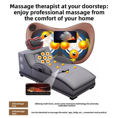 Massage combination living room leather sofa first layer cowhide small apartment sofa living room