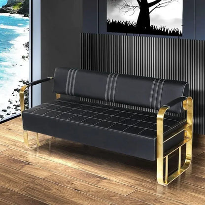Luxury Black Modern Sofa Large Designer Relax Recliner Lazzy Sofa Loveseat Solid Cadeiras De Sala De Estar Nordic Furniture