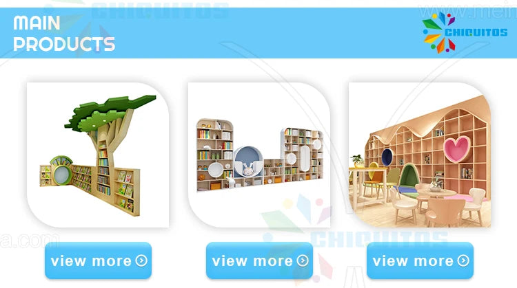 Bibliothèque Unique avec coin de lecture, pour salon familial, chambre à coucher, bibliothèque, programme universitaire préscolaire