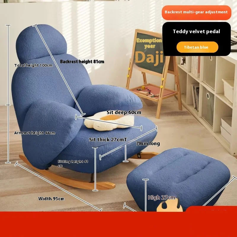 m Modern Ergonomic White Chairs Minimalist Living Room Recliner Lounge Chairs Floor Bedroom Para Home Decor m
