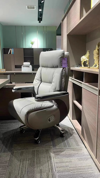 Bedroom Leather Office Chair Rolling Vanity Study Swivel Luxury Chair Accent Recliner Sillas De Escritorio Salon Furniture