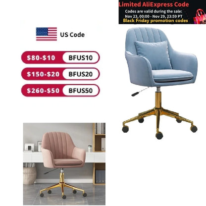 Light Luxury Home Bedroom Comfortable Computer Chair Lift Rotating Anchor Makeup Chair