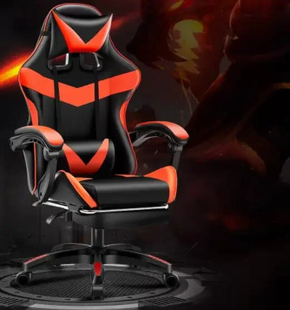 1 X Office Gaming Chair Lumbar Support Swivel Desk Armchair Wheels Office Home Chair Professional LOL Computer WCG