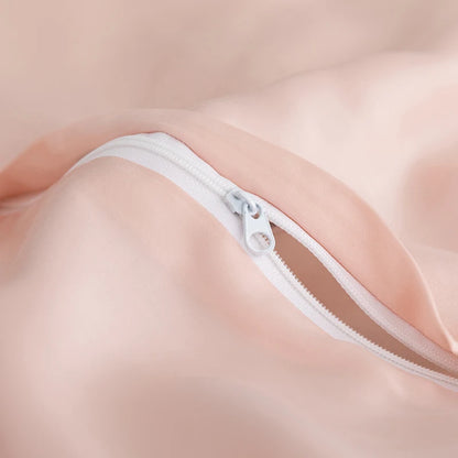 100% Mulberry Silk Bedding Set Solid Color Natural Silk Duvet Cover Set Twin King Queen Size Bed 3pcs/4pcs/5pcs Bed Sheet Set