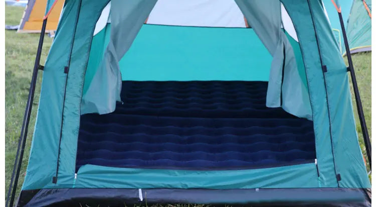 3 Sizes Tent Two-bedroom 1 Living Room Large Family Camping Tent 5-8-12 Person Leisure Camp Tent Rainproof Outdoor Indoor Hourse