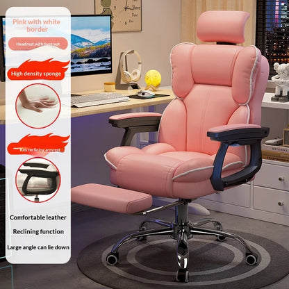 Ergonomic Office Chair Gaming High Back Computer Desk Chair Adjustable Lumbar Support Reclining Swivel Armrest Home Sillas