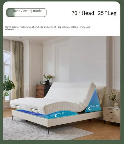 Soft bed Adjustable backrest Soft comfortable bedroom bed Soft folding bed